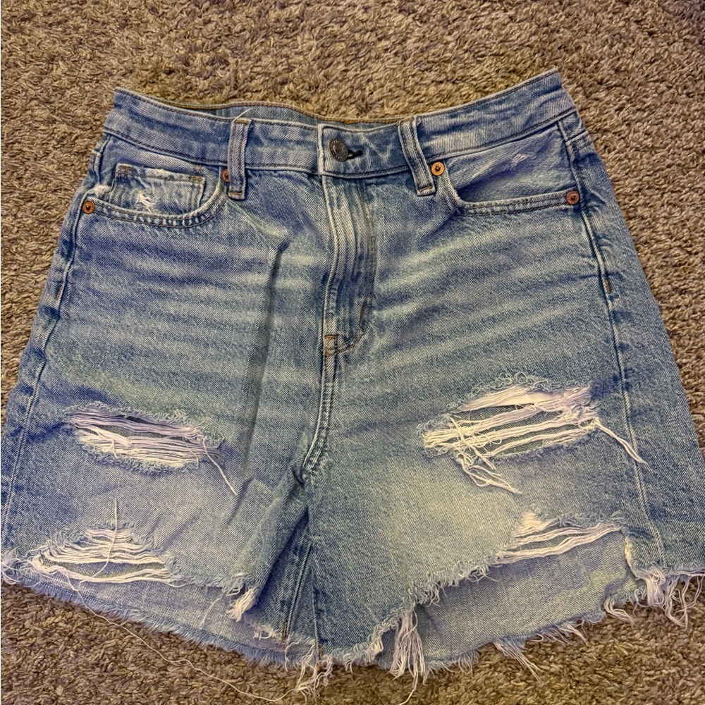 High rise Jean shorts